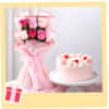 Cake and flower combo Mother’s Day
