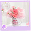 Flowers in mug gift for mom