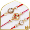 set of 3 rakhis