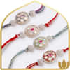 set of 4 rakhis