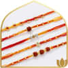 set of 5 rakhis