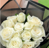 White rose bouquet
